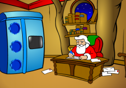 Le Père Noël vous souhaite un Joyeux Noël ! - Carte de voeux virtuelle