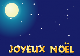 Joyeux Noël sous la neige - Carte de voeux virtuelle