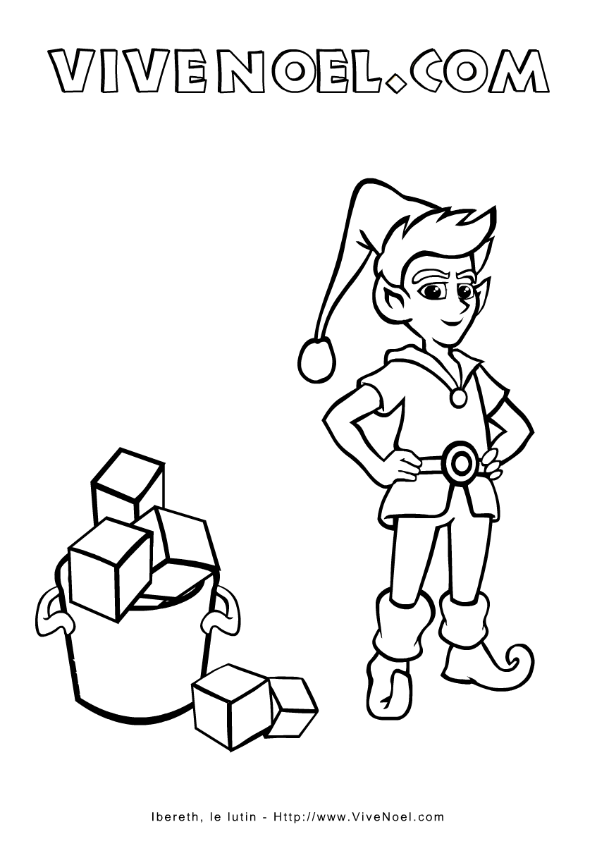 Ibereth le lutin Coloriage   imprimer